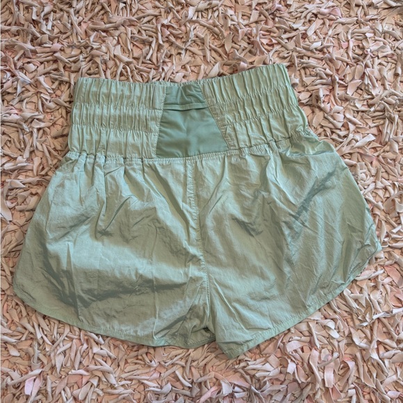 Free People Movement The Way Home Shorts in Mint Green - Picture 2 of 4